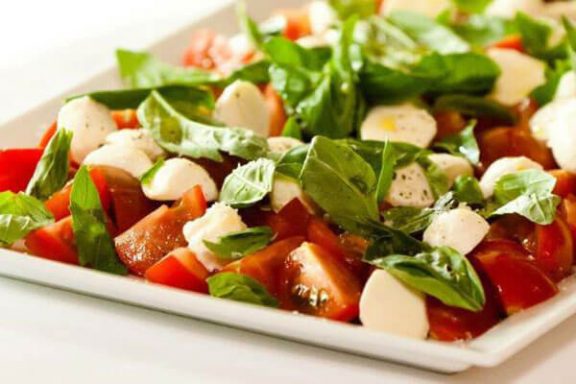 Tomato, Bocconcini and Avocado Salad