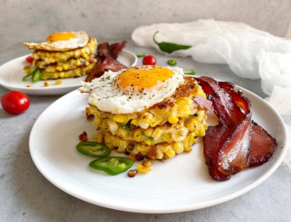 Bacon & Corn Fritters
