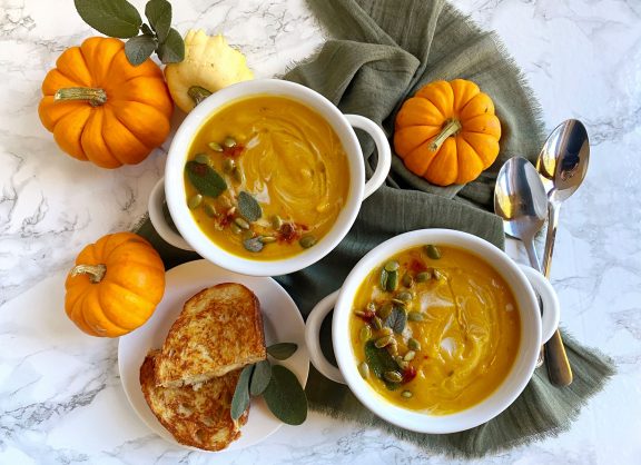 Vegan Pumpkin & Sage Soup
