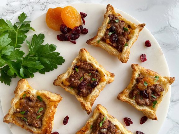 Turkey Apricot Cranberry Tarts