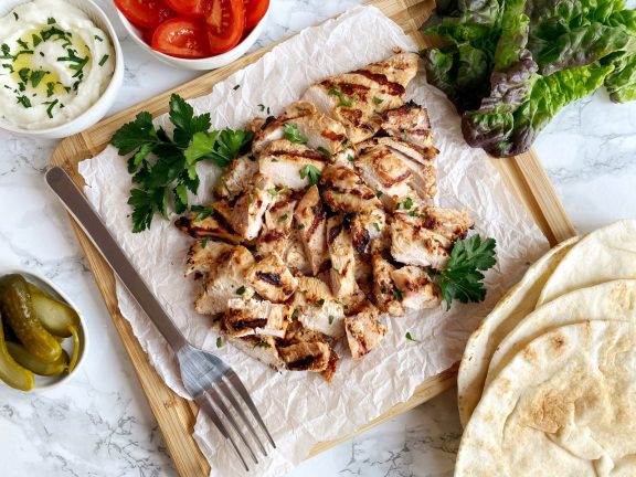 BBQ Chicken Shawarma
