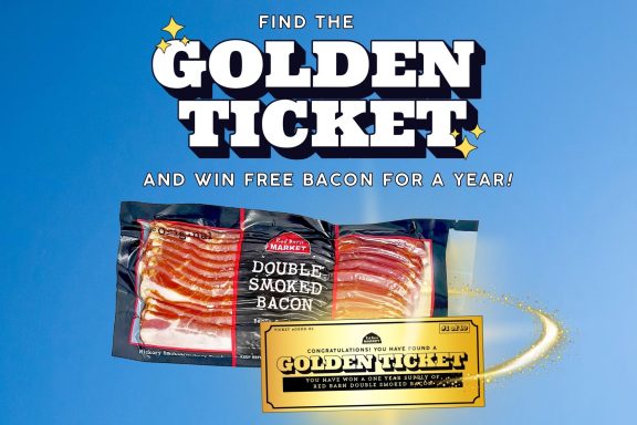Find the Golden Ticket and Win Free Bacon for a Year!