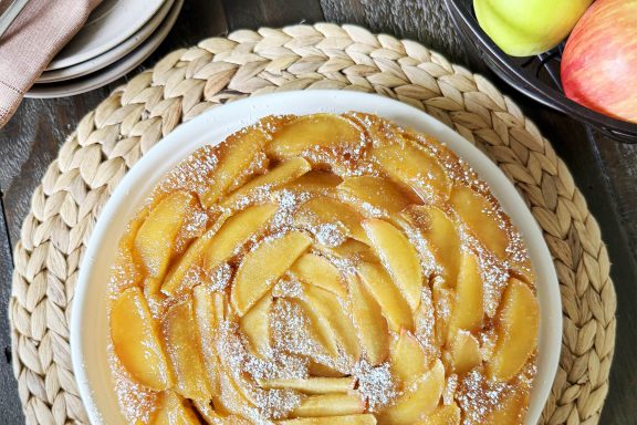 Caramel Apple Upside Down Cake