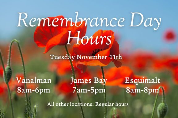 Remembrance Day Hours