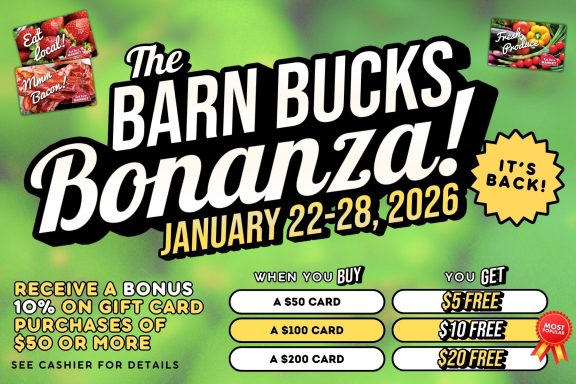 Barn Bucks Bonanza