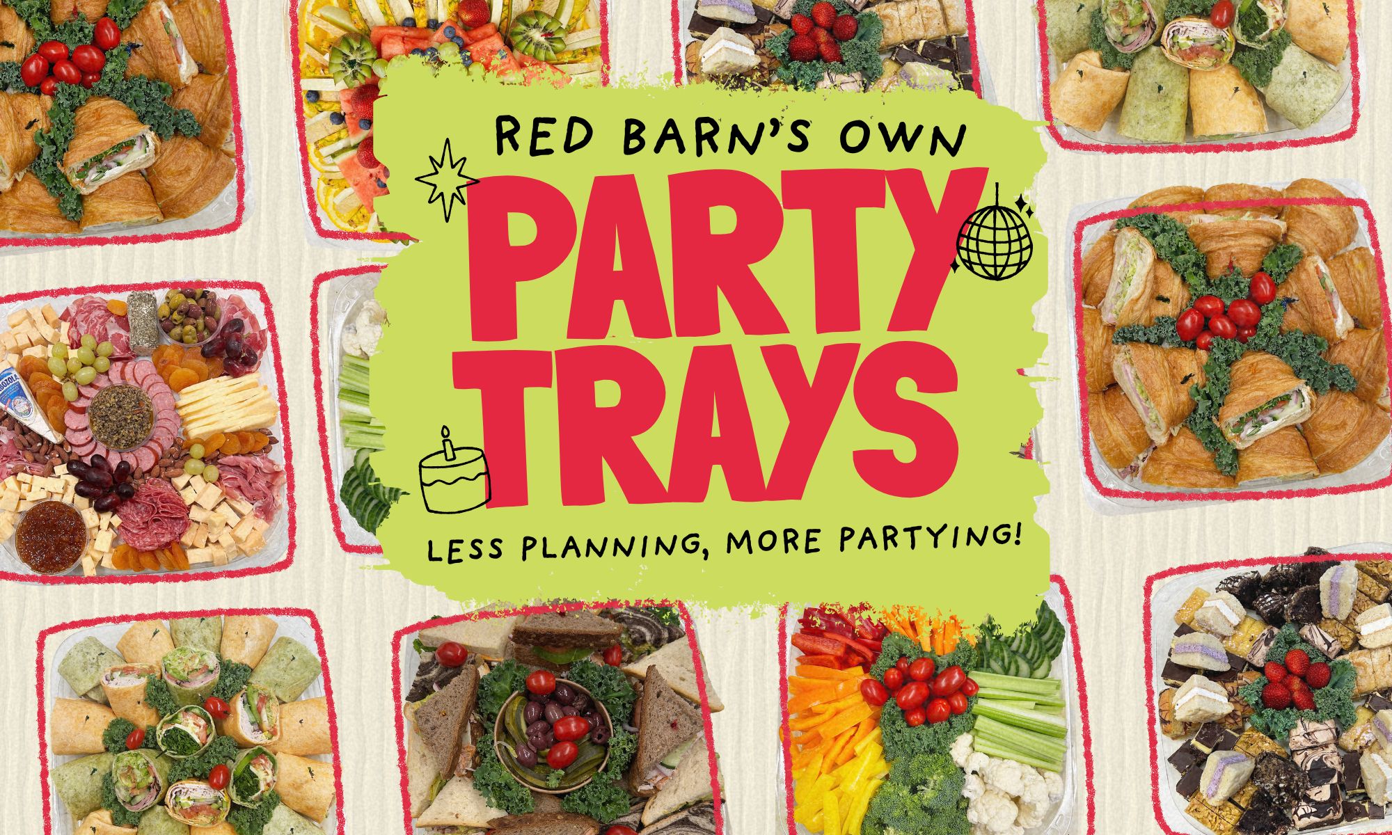 Order Party Trays Online 72 Hours notice required